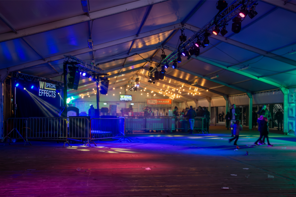 Professionele verlichting en geluid bij Indoor Trekkertrek Etten-Leur